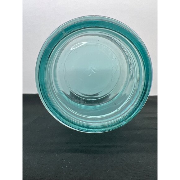 Vintage Ball Perfect Mason Jar Aqua Blue Glass With Zinc Lid - Picture 6 of 7